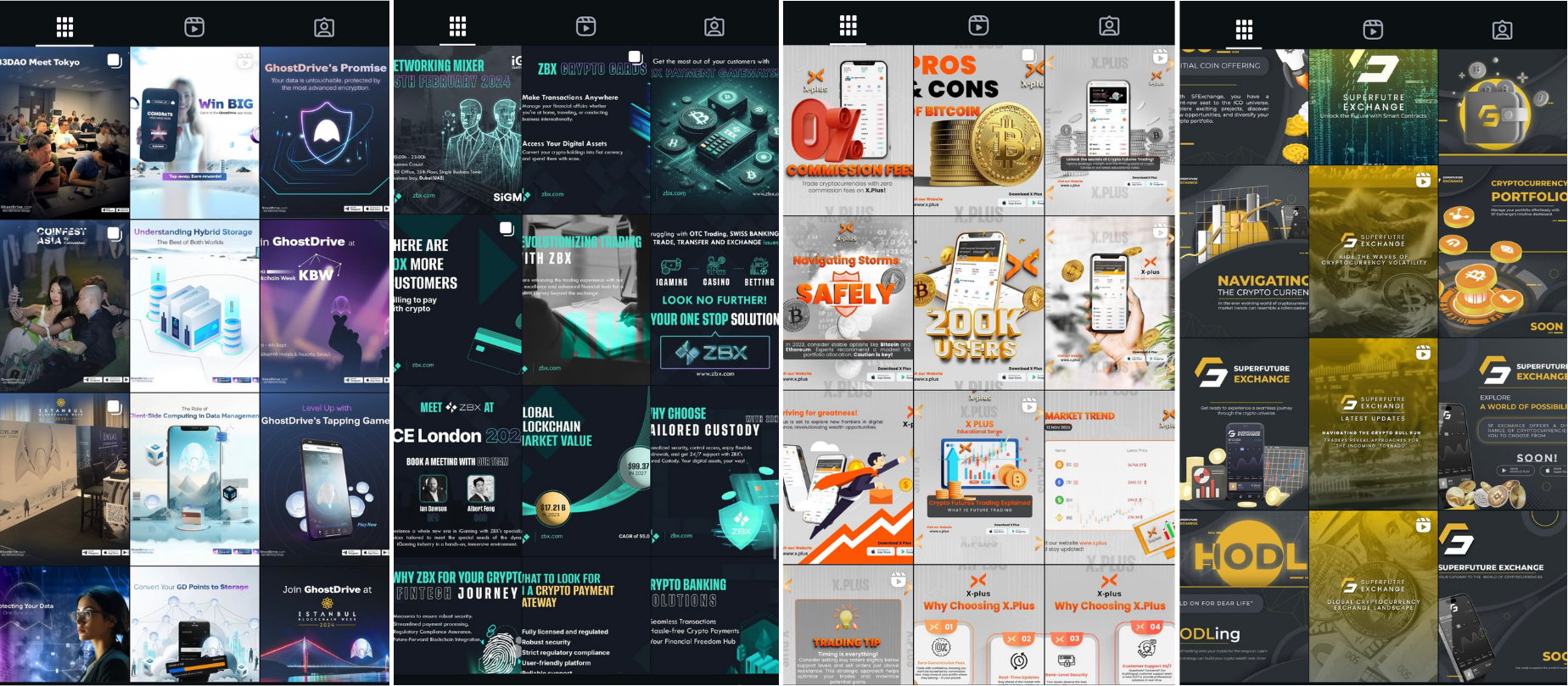 Professional Instagram Layout Examples
