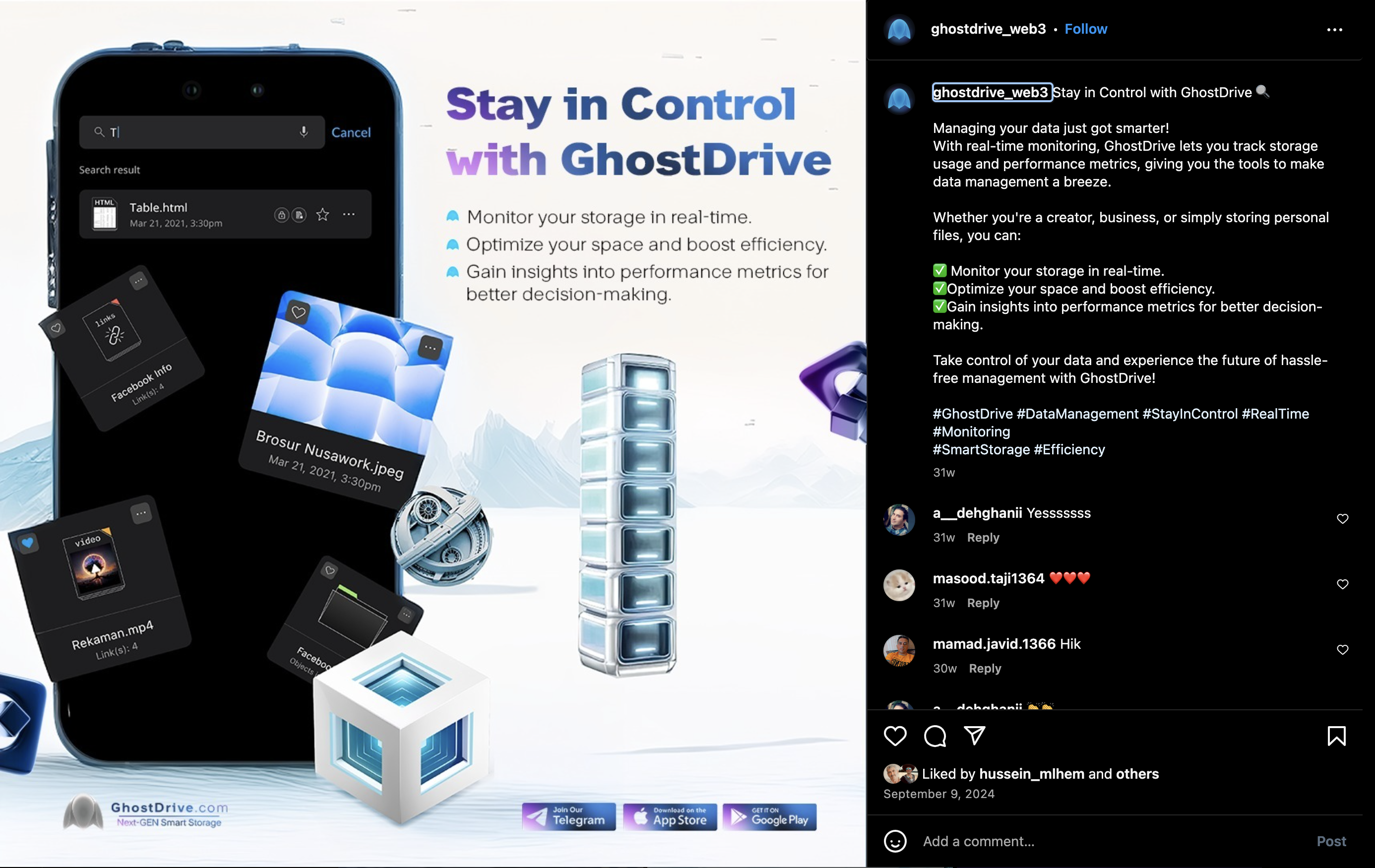 GhostDrive Web3 Storage